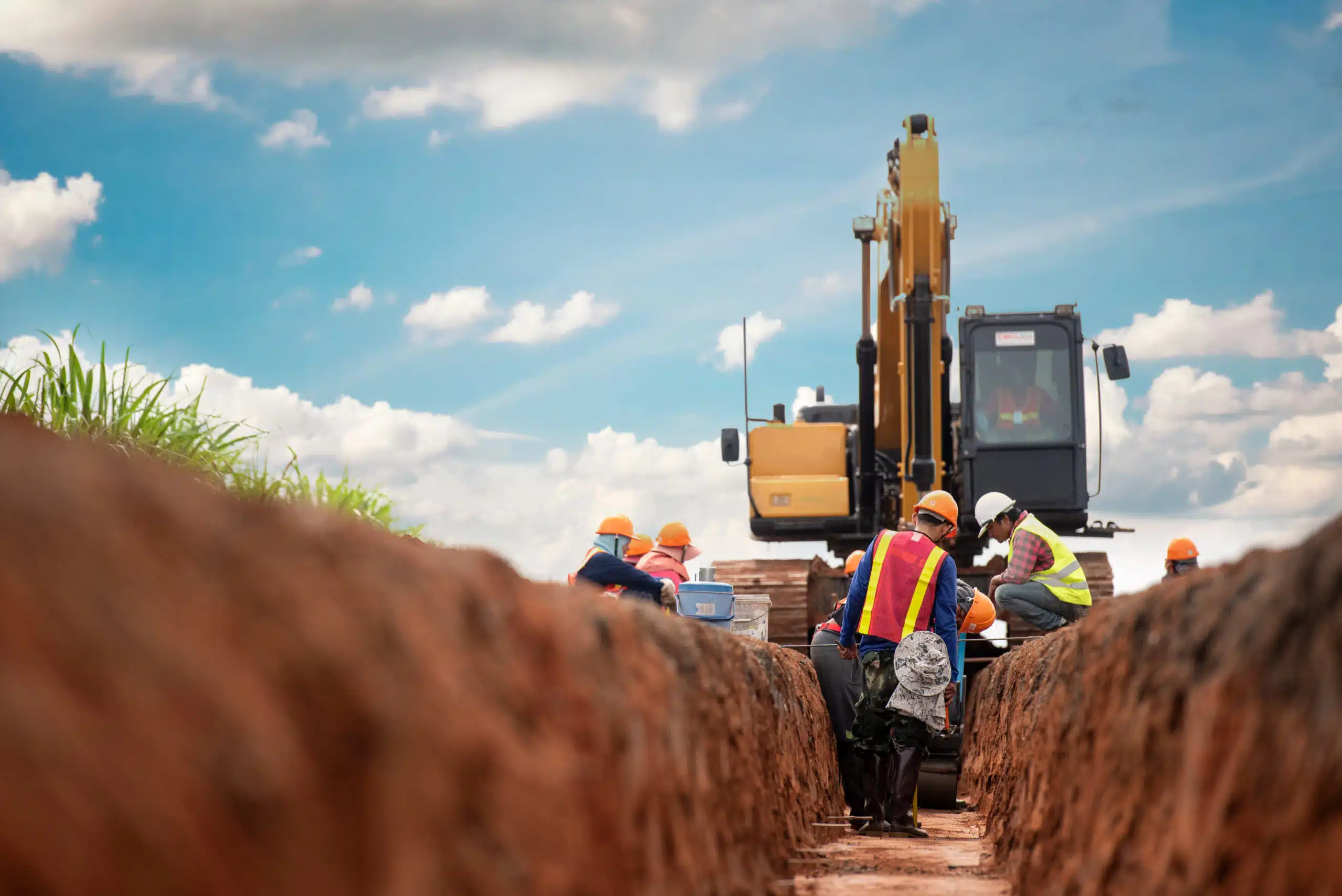 Equipe d'ingénieur en extraction